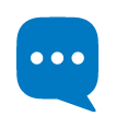 blue live chat icon
