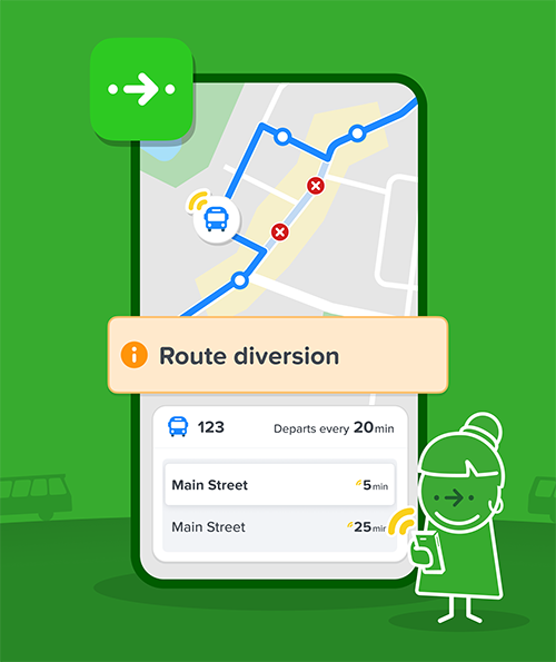 Citymapper route diversion sample image