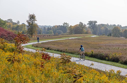 image of two cyclist on a scenic trail