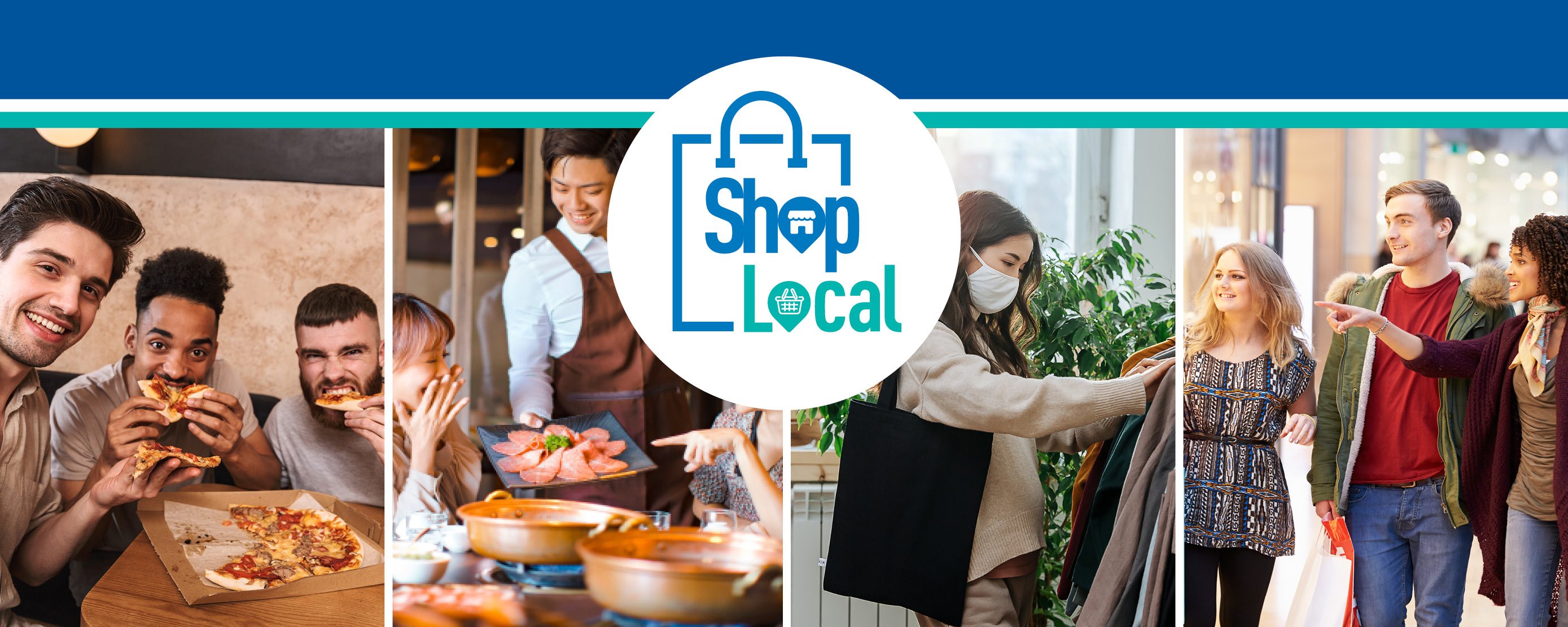 image of shopping local business, bakery shop, grocery shop, retail shop and restaurant