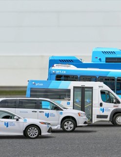 image of a fleet of MOR vehicles