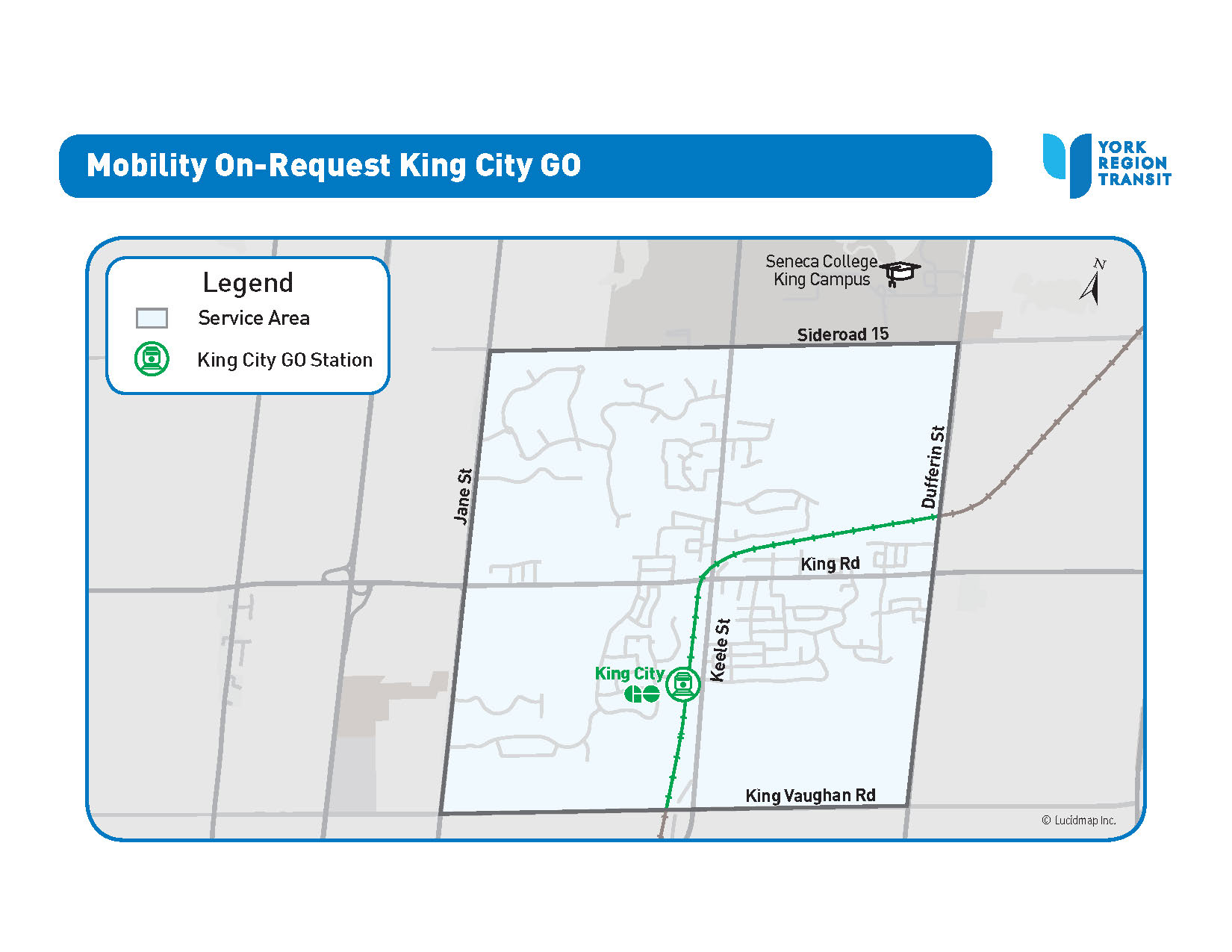 MOR King City GO Service Area Map