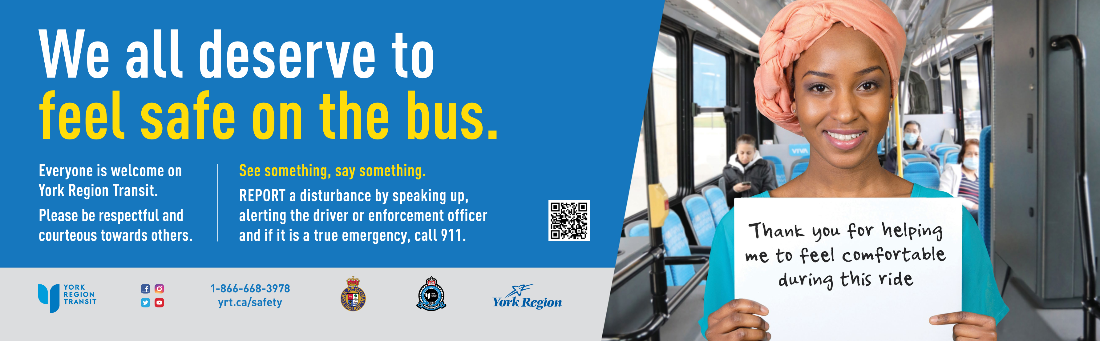 image of the Transit Safety Campaign advertisement